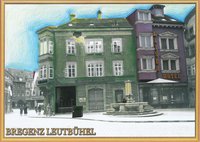 Zeichnung eines alten Gebäudes