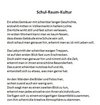 Gedicht über Schul-Raum-Kultur