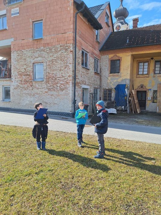 Feldforschung draussen