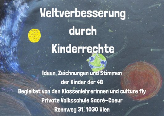 Plakat zu Weltverbesserung durch Kinderrechte