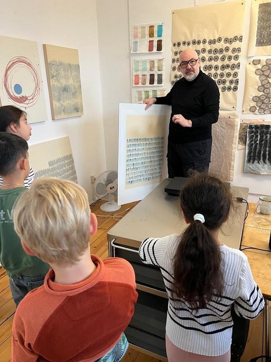 Besuch beim Tuschekünstler