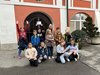 Foto der Klasse 3 b mit dem Stadtmagazin