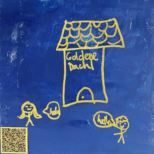 Kachel mit QR Code 3