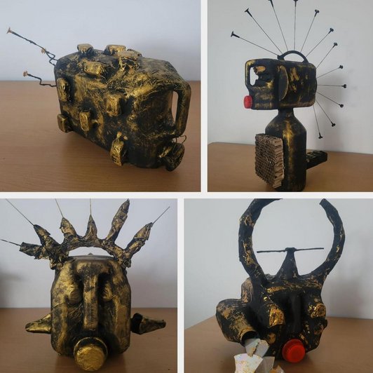 „Upcycling-Kunst-Objekte“- 6. Klassen