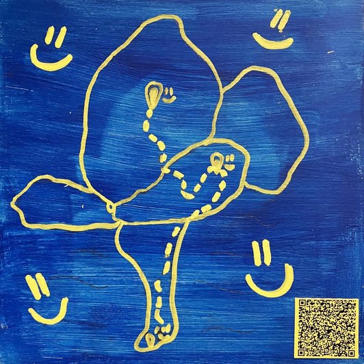 Kachel mit QR Code 1