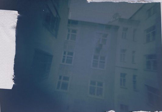 "Ich blicke aus dem Fenster" Ergebnis eines Schülers