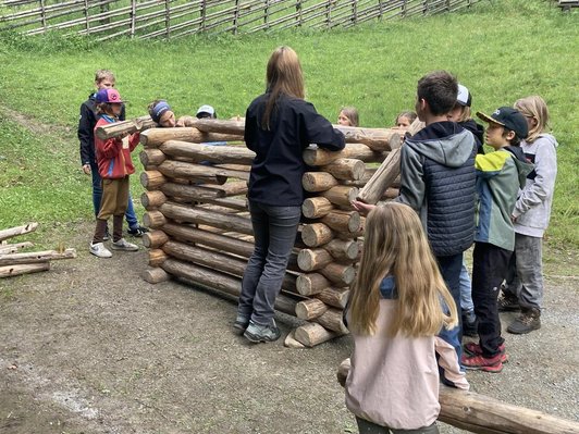 Blockhaus im Prozess