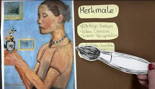 Trickfilm zu Paula Moderson Becker