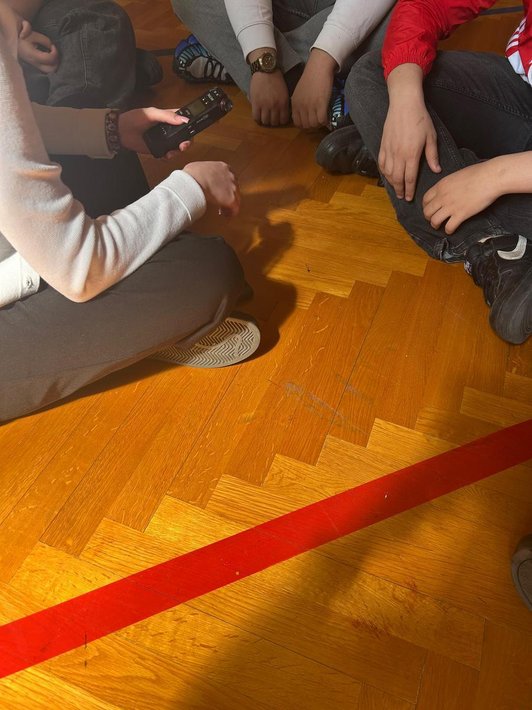 Aufnahmesession in Kleingruppen